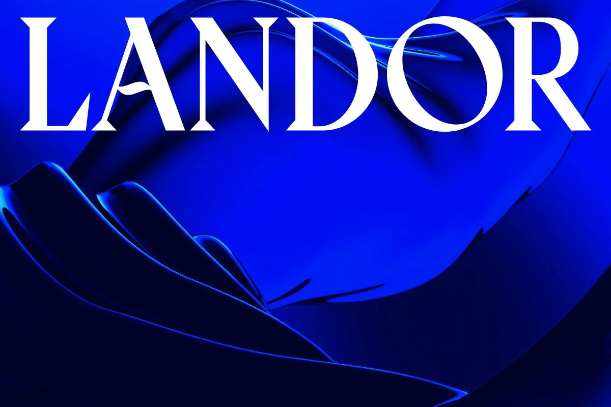 Screenshot of Landor homepage