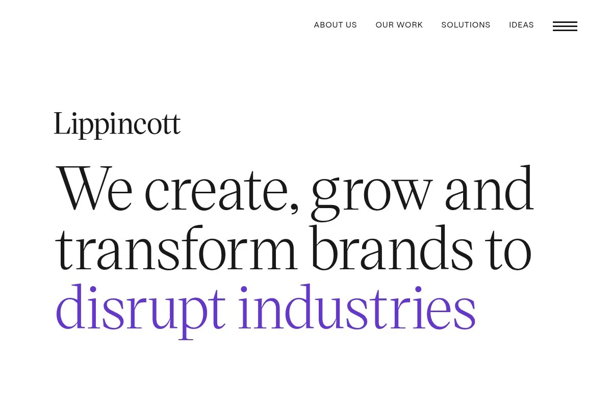 Screenshot of Lippincott homepage